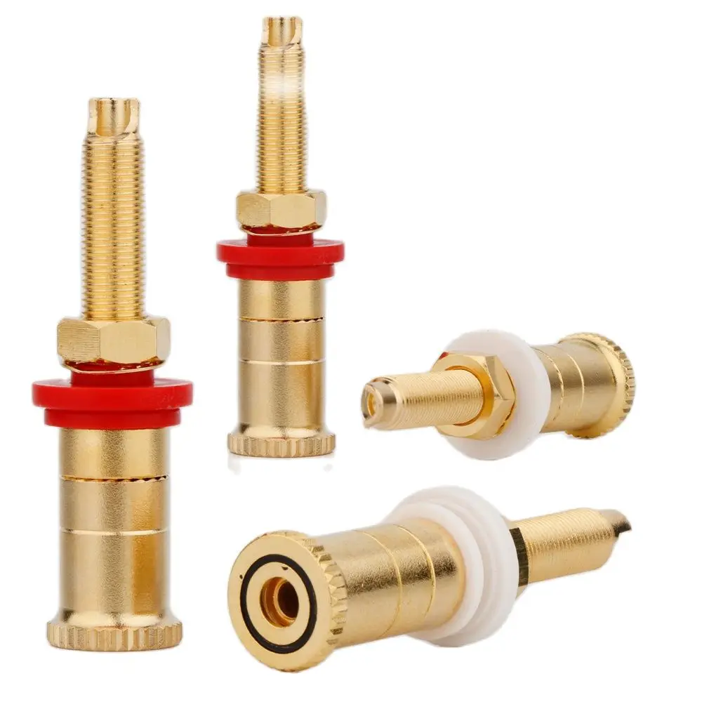 

4PCS BP1114 WBT Style Plated Gold Hi-end Speaker/amplifier Terminals/Connector Banana Plug Socket HIFI DIY Binding Post