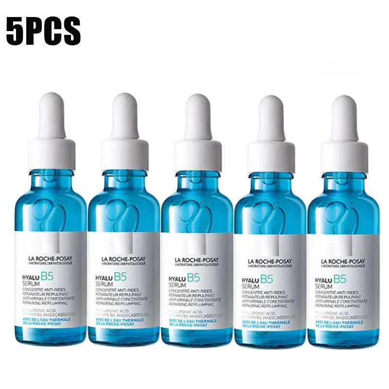 

5PCS La Roche Posay Hyalu B5 Hyaluronic Acid Facial Essence Containing Vitamin B5 Anti-aging Fine Lines and Wrinkles Essence