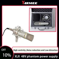 professional recording microphone studio condenser microphone speaker for computer gaming sound card podcast live gaming youtube
