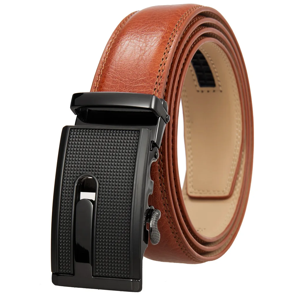 New Famous Brand Belt Men Top Quality Genuine Luxury Leather Belts Men,Strap Male Metal Automatic Men's Belts LY125-0365-1