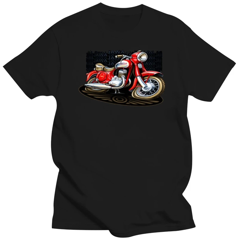 Jawa Motorcycle Shirt S-Xxxl Czech Ddr Germany Motorrad Vintage Ost2019 Hip Hop T Shirt Men Men 100% Cotton Short T Shirt