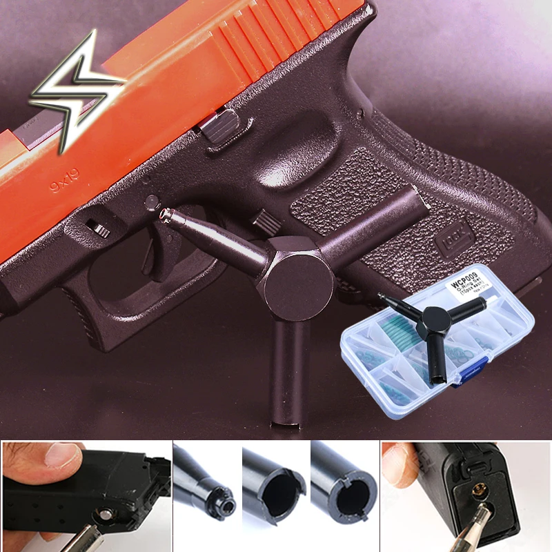 

Gel Blaster Gun Gas Valve Key Magazine Charging Tool Magazine Fluorine Rubber Seal Ring Silicone O Ring For GBB Glock Kublai P1