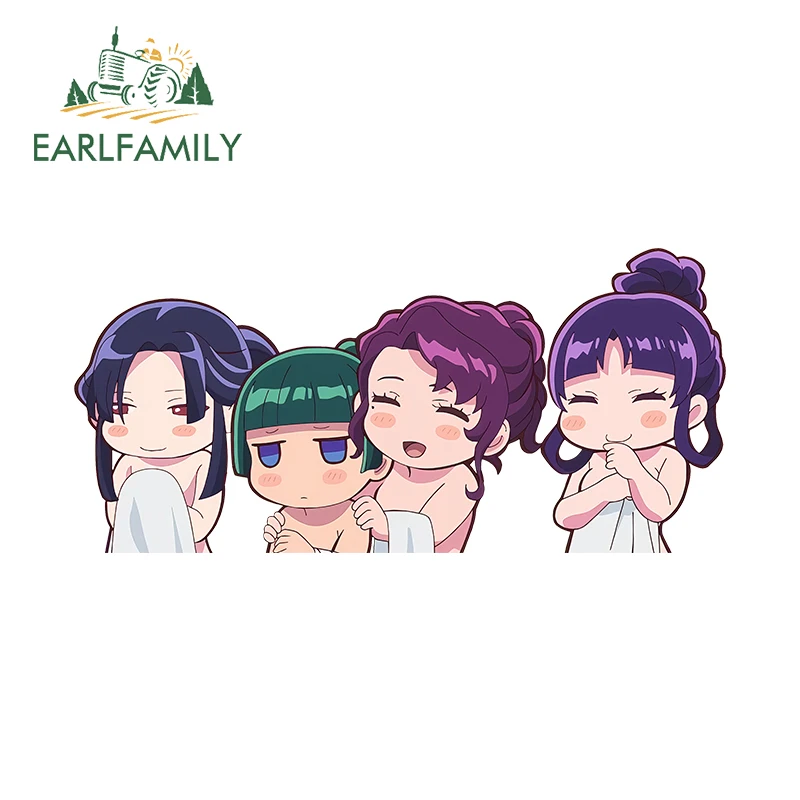 

EARLFAMILY 13 см X 6,1 см для Maomao забавные Chibi кавайные Стикеры для душа автомобиля модный стиль Декор для ноутбука