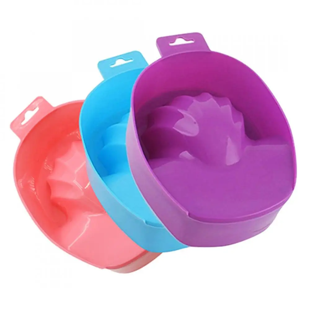 

1 Pc Nail Art Hand Wash Remover Soak Bowl DIY Salon Nail SPA Bath Manicure Tool