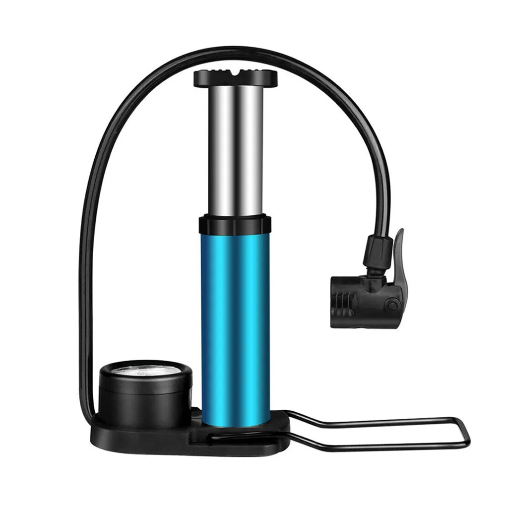 

High-Pressure Foot Pump Bike Inflator Portable Sports Ball Air Pump Balloon Bicycle Tire Inflating Tool Cycling Accessory