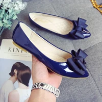 fashion elegant women shoes ballet flats springautumn shoes woman pointed crystal butterfly knot plus size 34 45 high quality