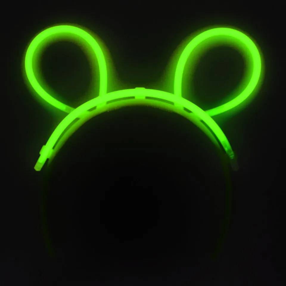 

Флуоресцентная светящаяся палочка, корона, кроличьи уши, Корона зеленого цвета