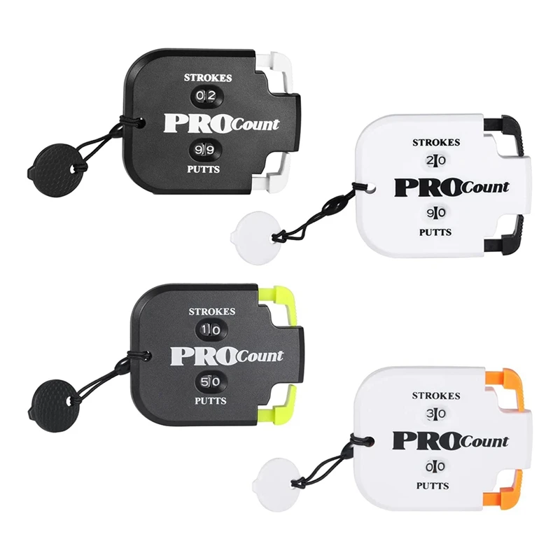 

4Piece 2 Digit Shot Stroke Count Counter Keyboard Up To 9 Score Golf Score Counter With Reset Tool And Key Chain