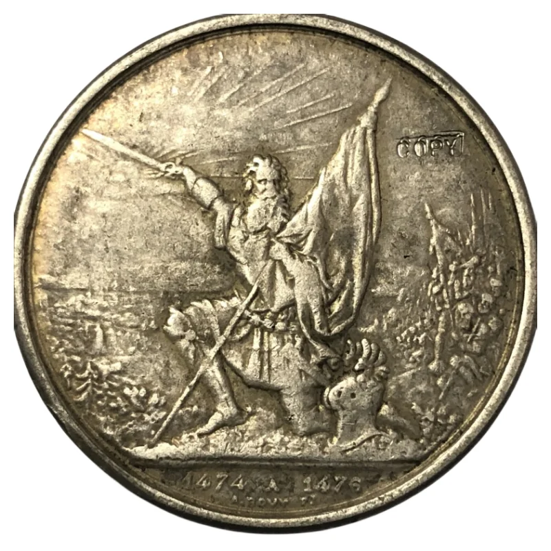 

Серебряная копия монеты 1874 Швейцария 5 франков (фестиваль съемок)