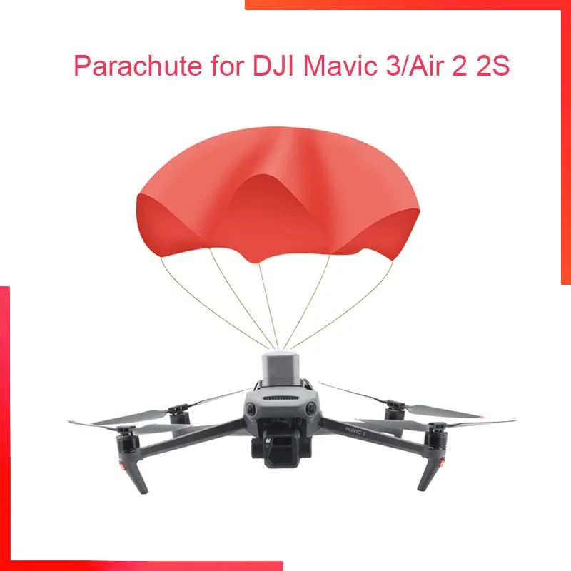 

Manti 3 многоразовый парашют для DJI Mavic Air 2 2S Mavic 3 Улучшение безопасности для радиоуправляемой камеры Дрон Квадрокоптер медленная скорость падения