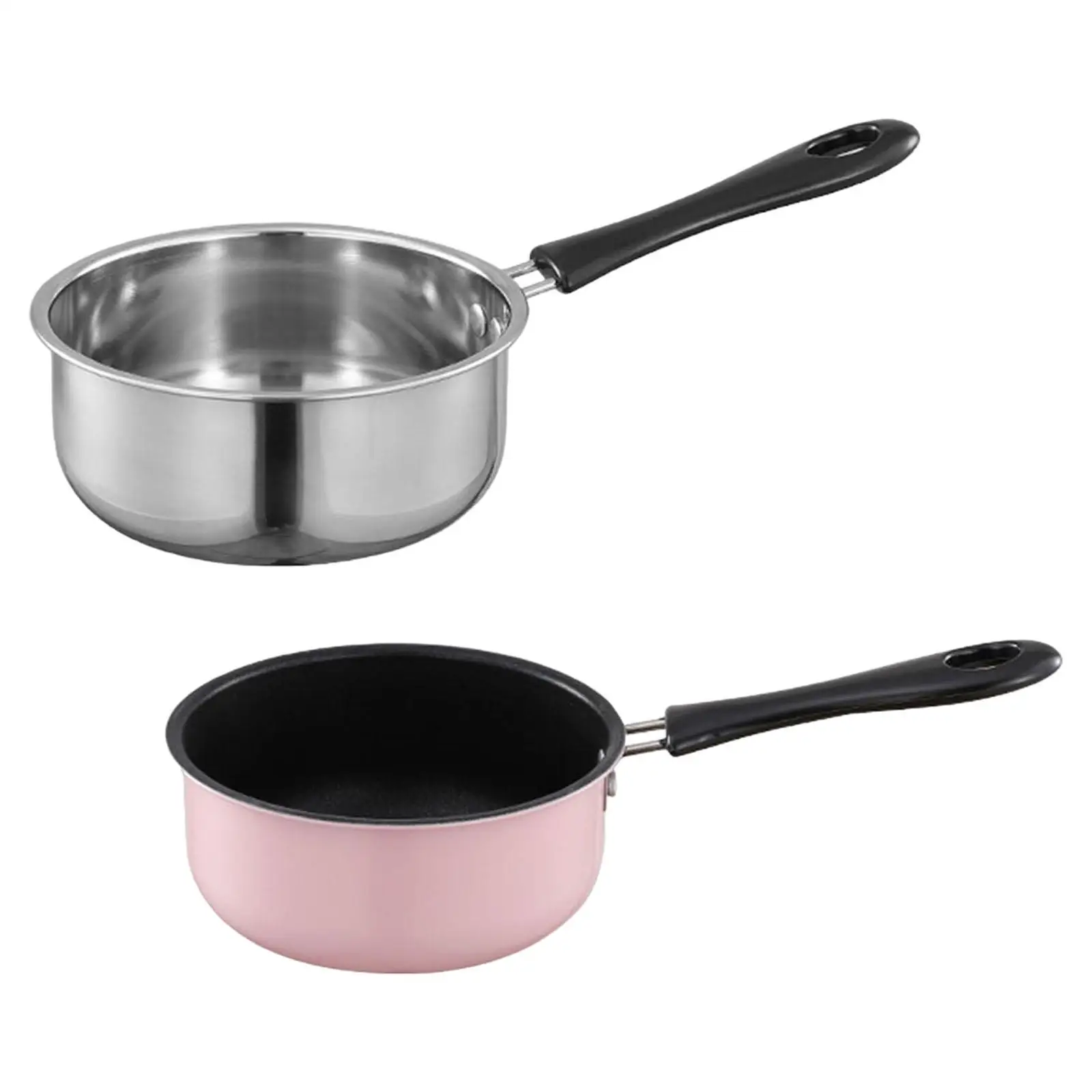 Маленькая кастрюля мини-суповая с длинной ручкой для кухни на колесах