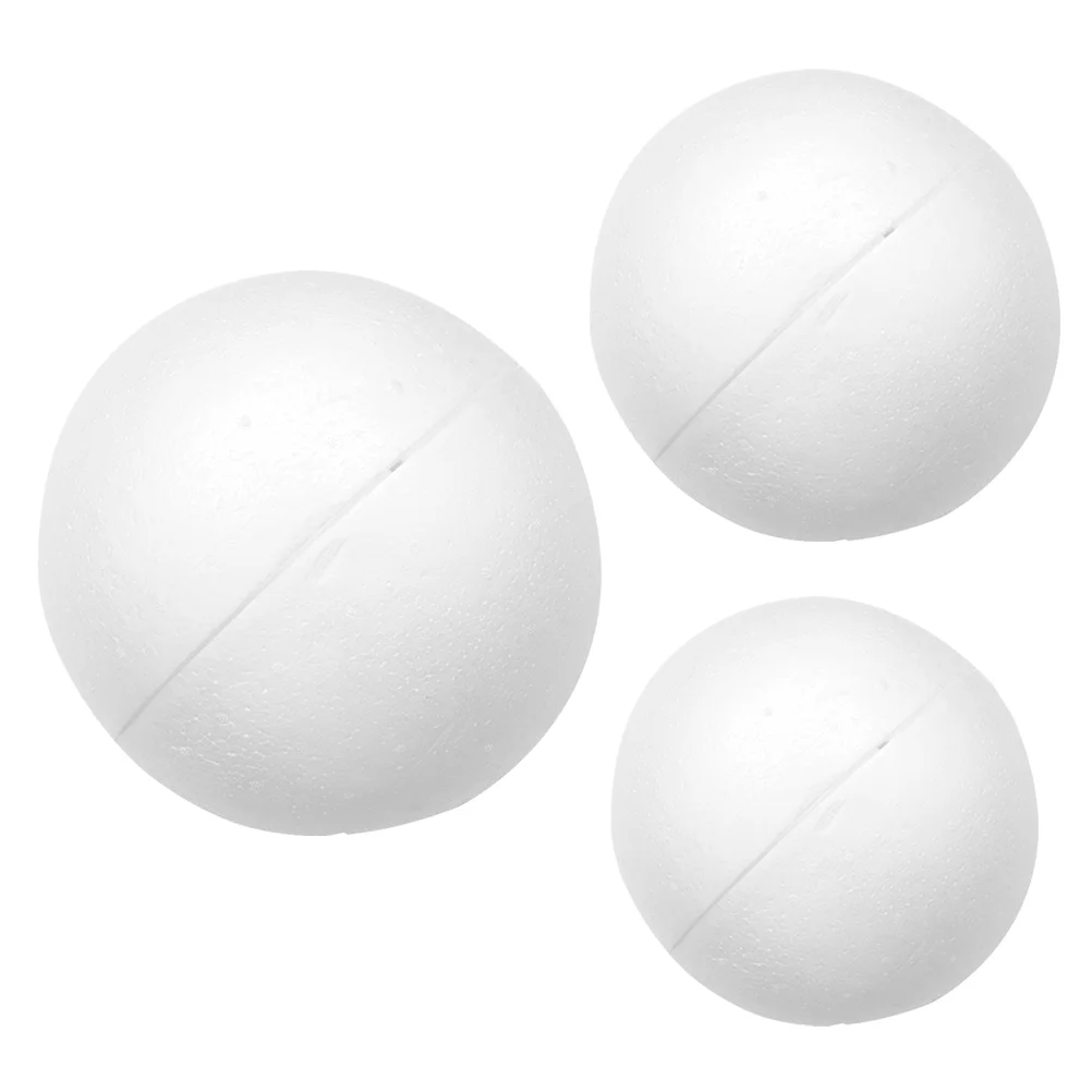 

Foamballs Styrofoam Polystyrene Craft Diy White Christmas Smooth Wedding Hollow Shapes Shape Round Crafts Floral Small
