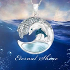 Изысканная модная женская волна с натуральным блестящим кубическим цирконием