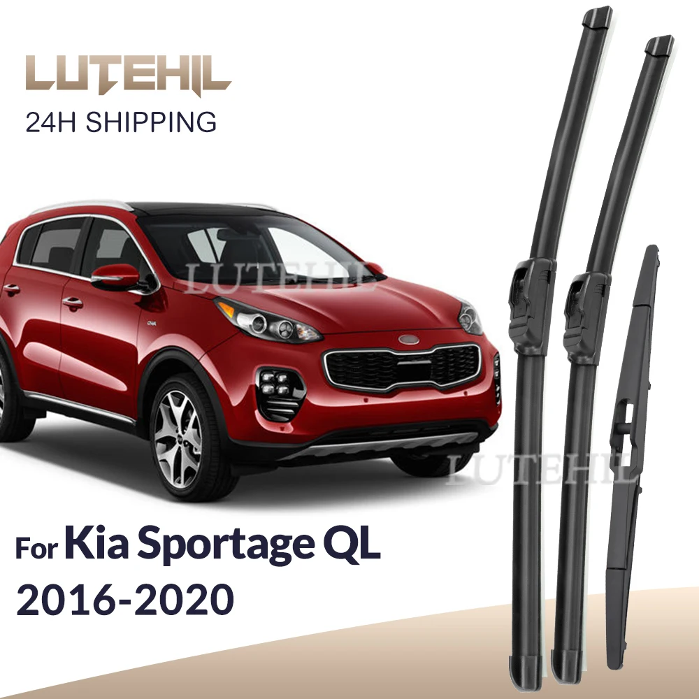 

Для Kia Sportage QL 2016-2020 2017 2018 2019 стеклоочиститель передние и задние щетки стеклоочистителя лобовое стекло щетки для окон 26 "+ 16" + 11"