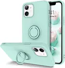 Чехол для телефона для Hwawei P Smart 2020 2021 Z S Prime 2019 Y9 Y5 Y7 Y5 Y6, жидкий силиконовый кольцевой держатель, магнитный кронштейн, защитный чехол