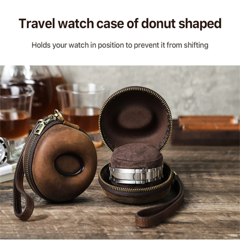 

Small Watch Box Watch Travel Box Fits Men & Women Wristwatches & SmartWatches