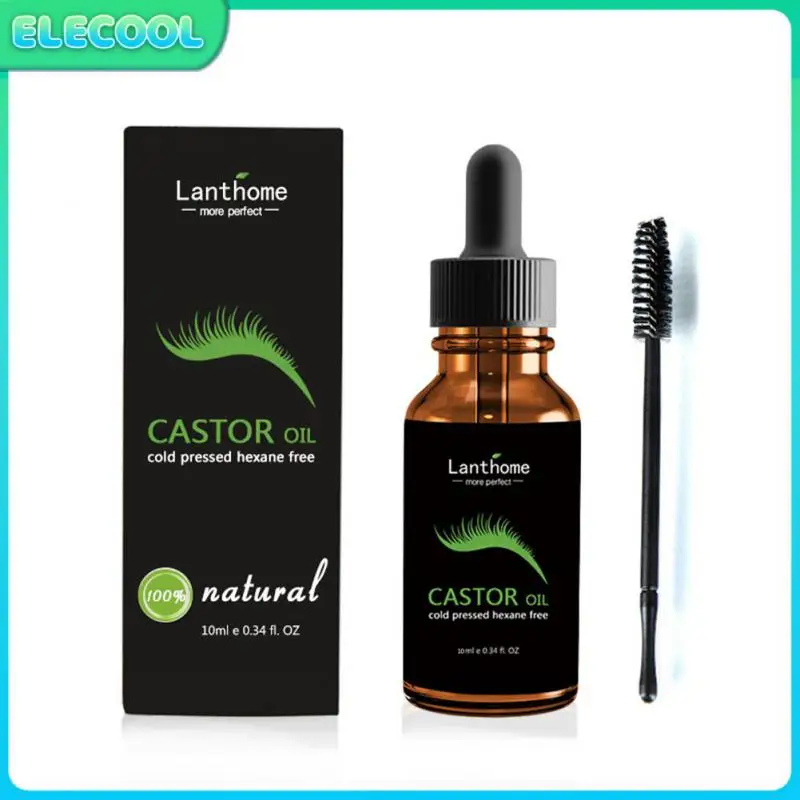 

10ml Eyelash Growth Enhancer Castor Oil 100% Natural Eye Lashes Serum Lengthening Lifting Liquid Essential Oil For Women