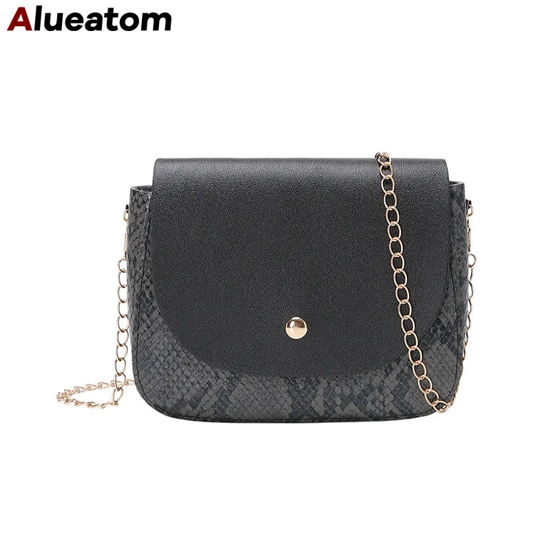 

New Fashion Serpentine Women Shoulder Small Flap Crossbody Bags Messenger Bag for Girl Handbag Ladies Phone Purse Bolso Mujer