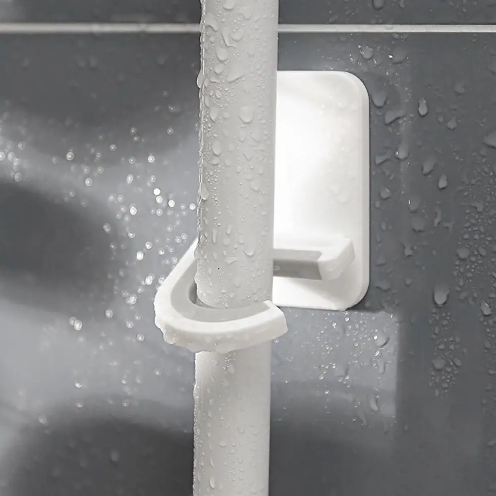 

Mop Holder Self-adhesive 180 Degree Rotating ABS Resin Wall-mounted Kitchen Broom Holder for Bathroom