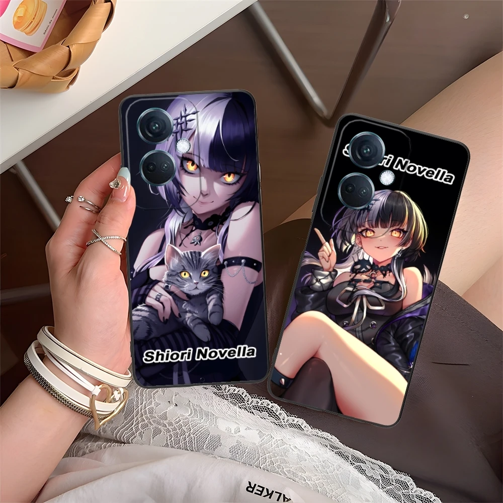 Fashion Shiori Novella Mobile Cell Phone Case for OPPO Find X5 X3 X2 A93 Reno 8 7 Pro A74 A72 A53 Black Soft Cover Shell