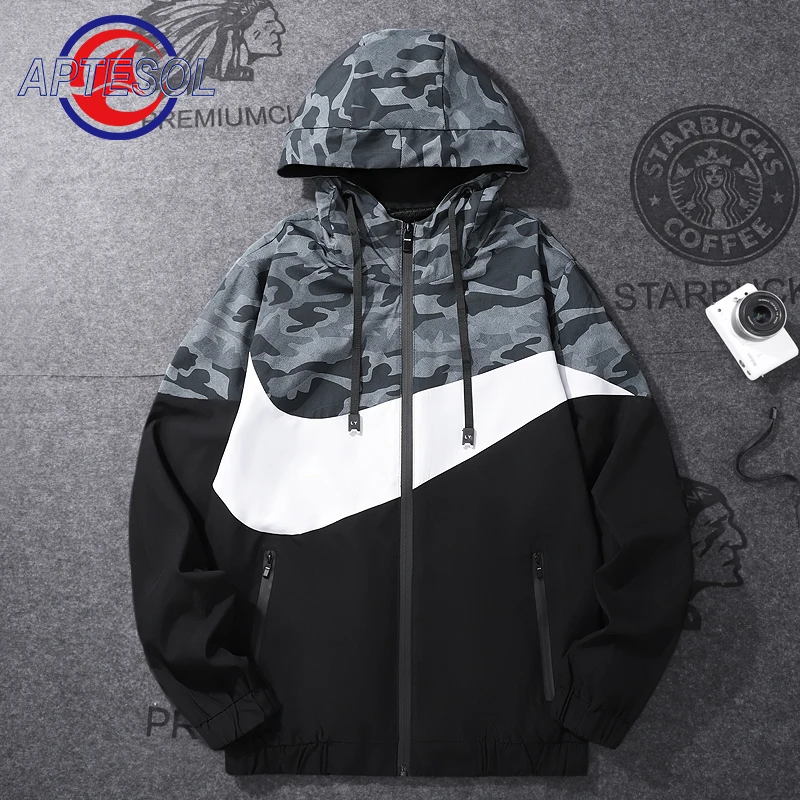 

Куртка APTESOL Мужская тактическая, камуфляжная уличная одежда в стиле милитари, хип-хоп, спортивный Бомбер, y2k, весна-осень