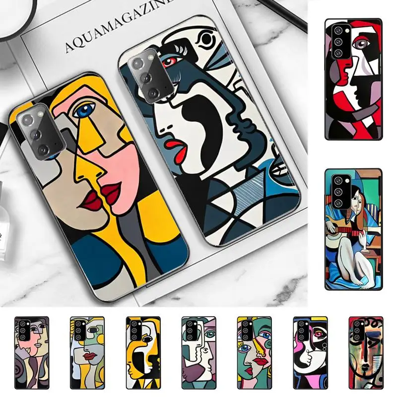 

Picasso Abstract Art Painting Phone Case For Samsung Note 8 9 10 20 pro plus lite M 10 11 20 30 21 31 51 A 21 22 42 02 03