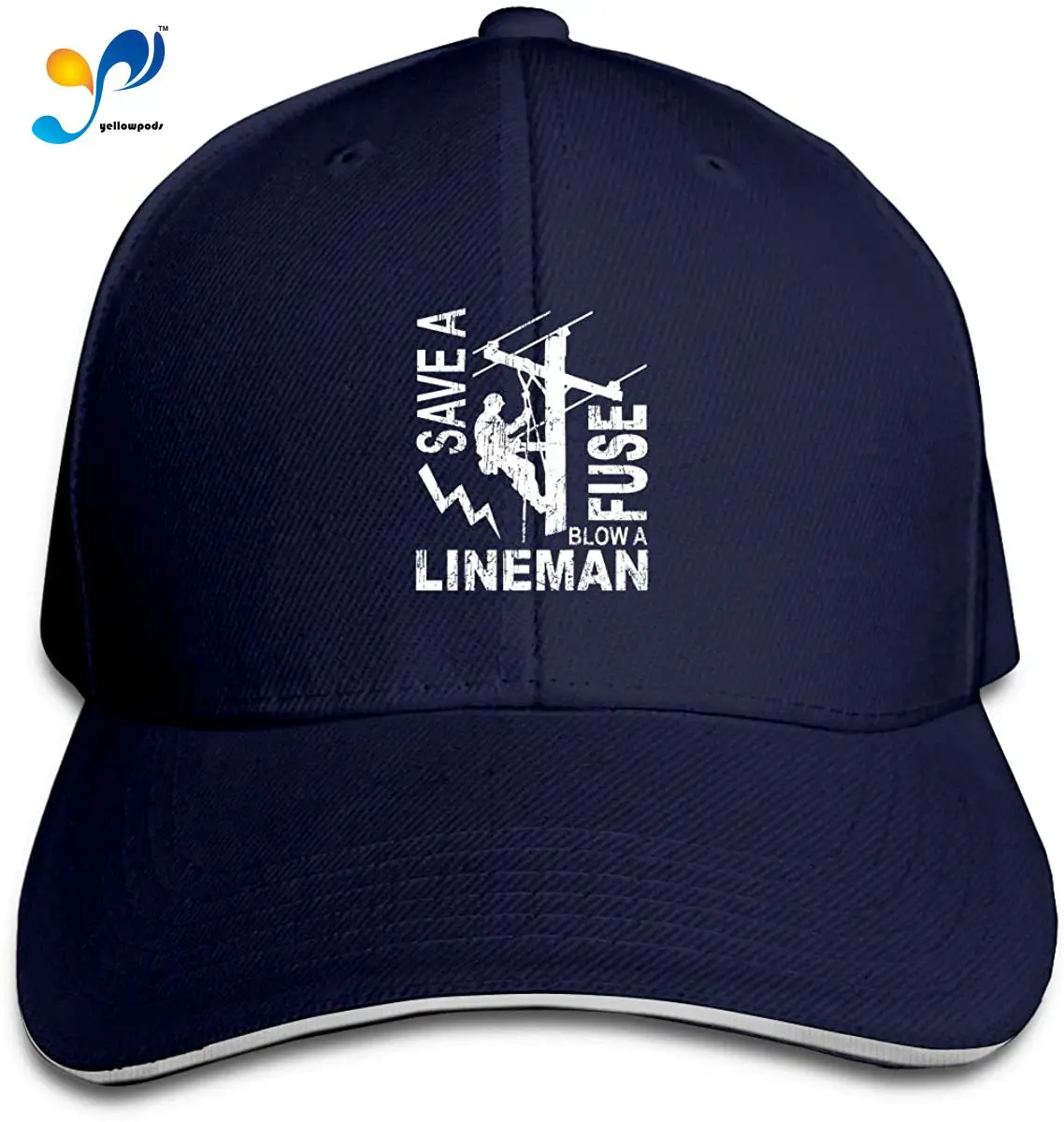 

Lineman Save A Fuse - Blow A Lineman - Linemen Men's Women's Classical Hat Fashionable Peak Cap Hunting Cap