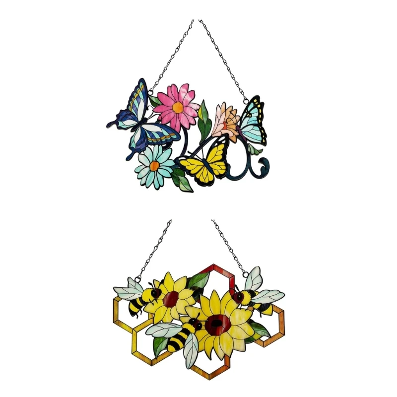 

Hanging Bee Garden Decor Outdoor Boards Pendant Home Hanging Decorations