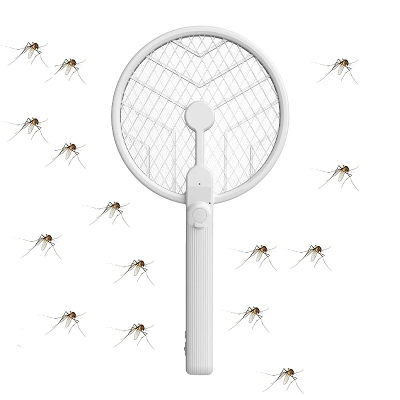 

Household Electric Mosquito Swatter Electric Shock Folding Usb Rechargeable Mosquito Killer Mosquito Lamp Hand-Held Fly Swatter