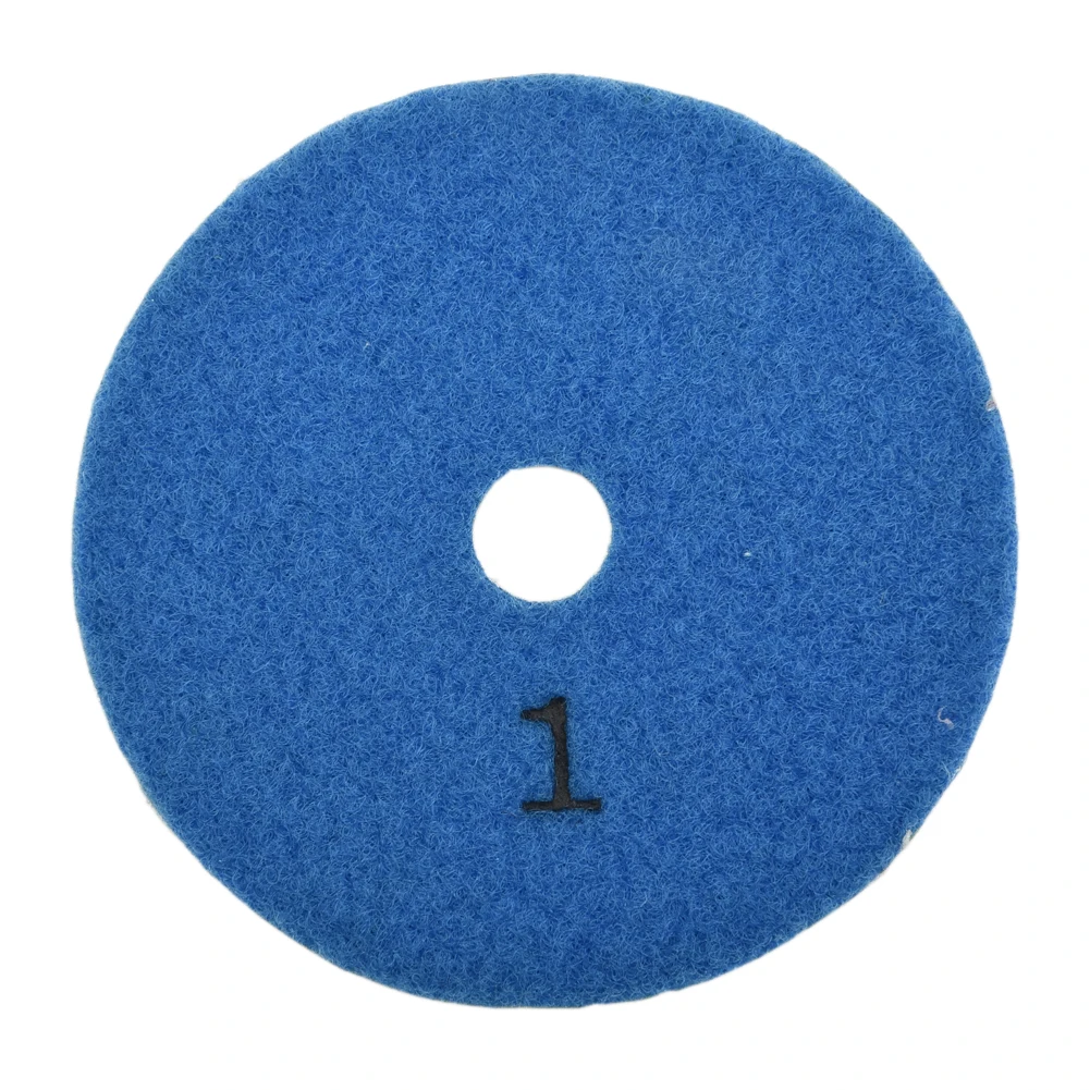 

1 шт. 4 дюйма 100 мм сухой/влажный бриллиант 3-ступенчатый острый Тип Гибкий Алмазный полировальный диск для гранита мрамора шлифовальный диск