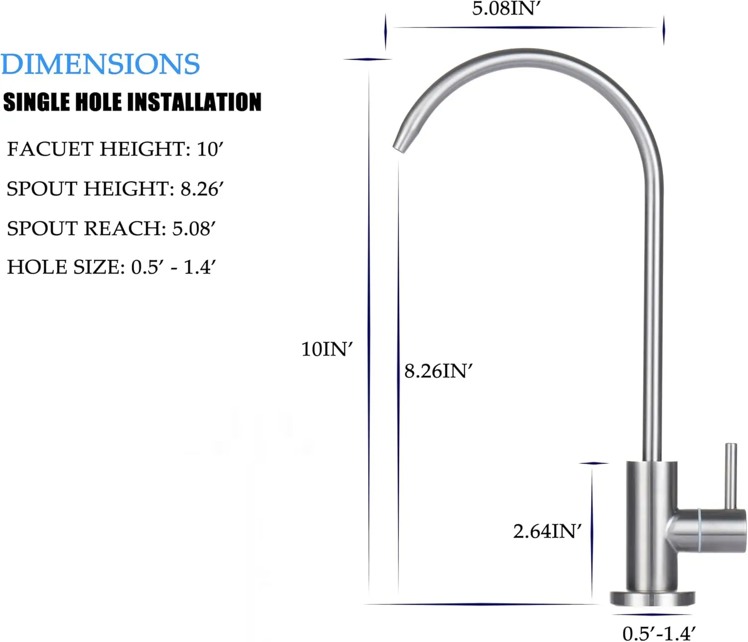 

Обратный осмос RO фильтр для питьевой воды кран смеситель 1/4 "хромированный смеситель