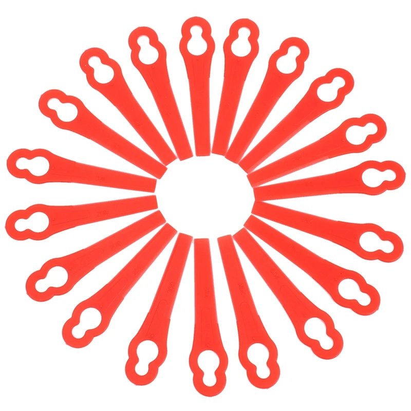 100Pcs Swing Plastic Blade Pendants For DKGT06 20V Lithium 1500Mah Cordless Grass Trimmer Garden Timmer A