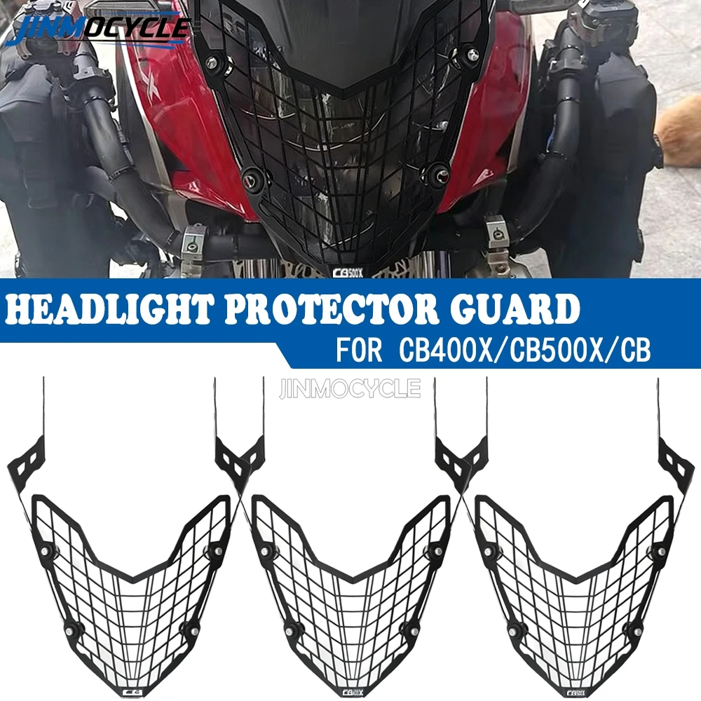 Фото Защитная решетка фары JINMOCYCLE для HONDA CB500X CB 500X 400X 500 400 X CB400X 2020 2021 2022 2023 2024 №1