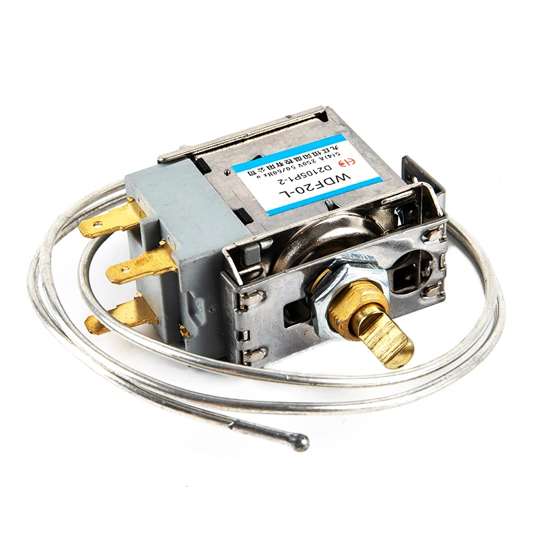 

1Pc WDF18/19/20/22/24-K Refrigerator Parts Thermostat Household 250V Metal Temperature Controller