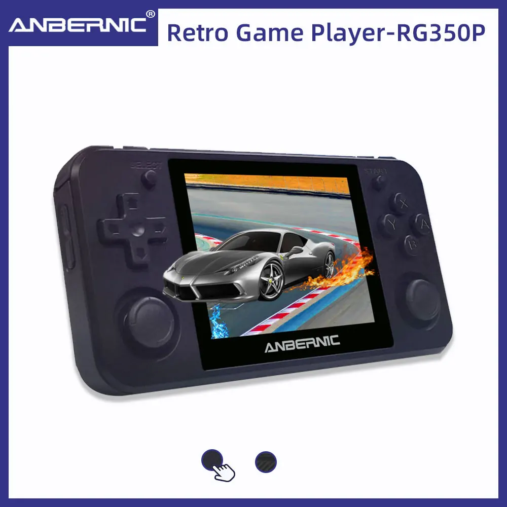 ANBERNIC RG350P Retro Game 64Bit Emulator Video Game Consoles Handheld Game Players PS1 RG350 HDMI-compatible Kids Gift