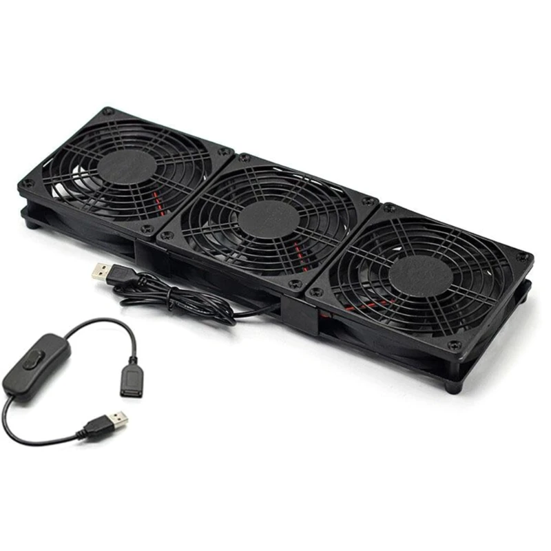 Компактный охлаждающий вентилятор с USB-подключением для защиты электроники
