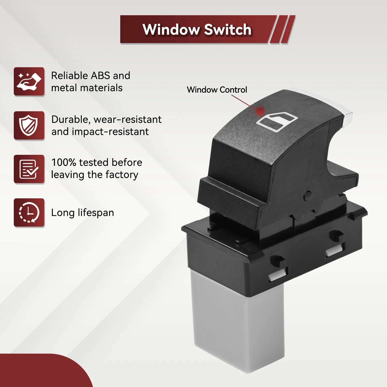 Локи J 5ND 959855 5К 0959855 Кнопка управления стеклоподъемником для VW Jetta Tiguan Caddy Golf MK5 MK6