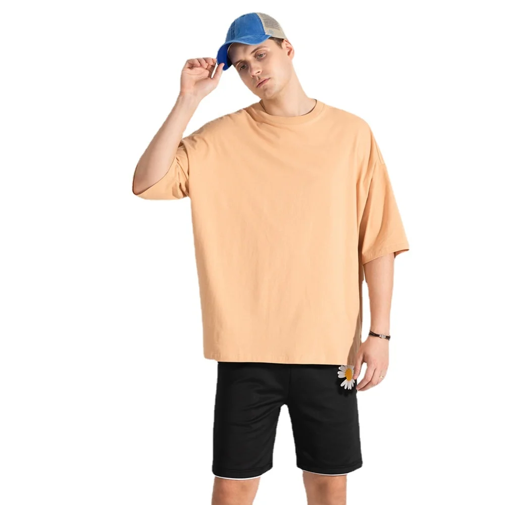 

Футболка King Billion мужская с коротким рукавом, 100% хлопок, Повседневная Базовая рубашка свободного покроя, с круглым вырезом, на лето