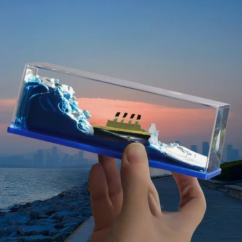 Статуэтка корабль Луффи из стекла