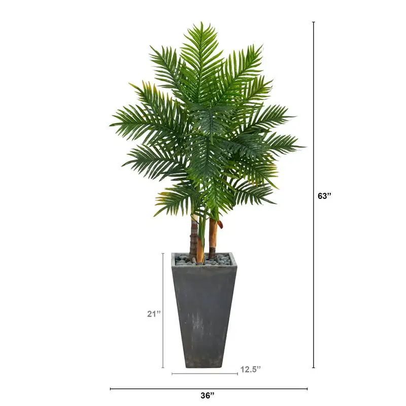 

Areca Artificial Tree in Cement Planter (Real )