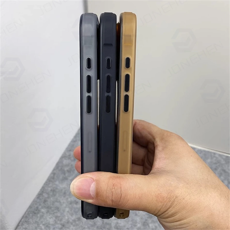 Luxury Mechanical Style Matte Magnetic Case For iPhone 16 15 13 14 Pro Max Frosted Shockrpoof Silicone Frame Cover Magsafe