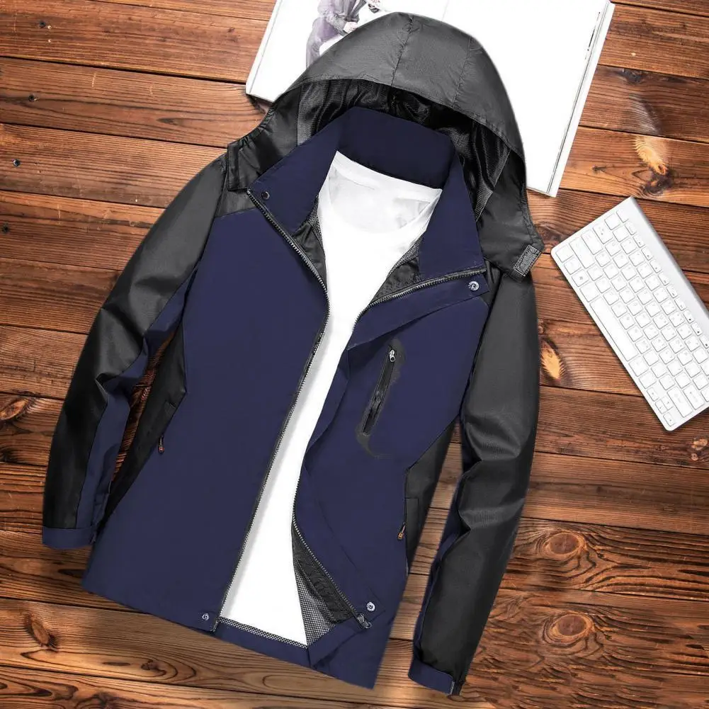 

Terrific Fastener Tape Outdoor Coat Spring Jacket Warmth Retention Long Sleeve