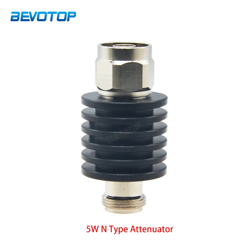 

1Pcs 5W N Male Plug to Female Jack Attenuator DC-3Ghz/DC-4Ghz 1/2/3/5/6/10/15/20/30db/40db RF Coaxial Power 50 Ohm
