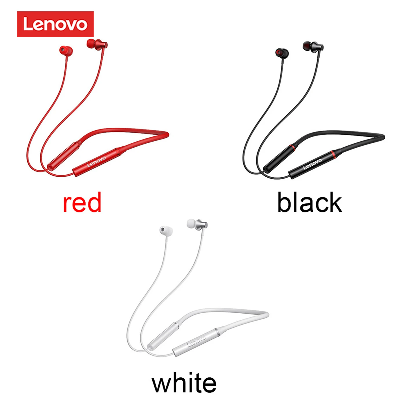 Беспроводные наушники Lenovo HE05X Bluetooth 5 0 магнитный шейный ремешок шумоподавление