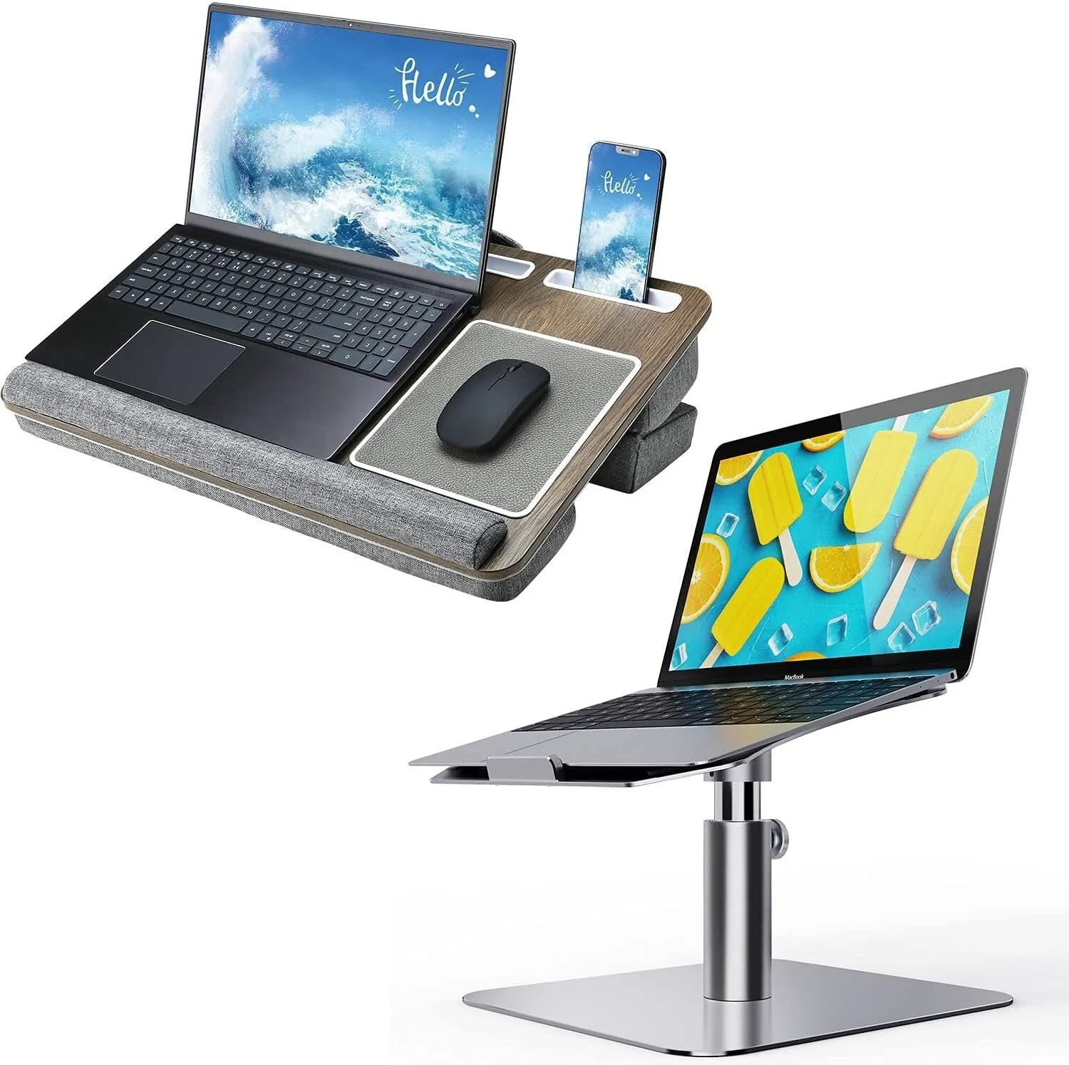 

Ohuhu Laptop Lap Desk + 360 Rotating Laptop Stand