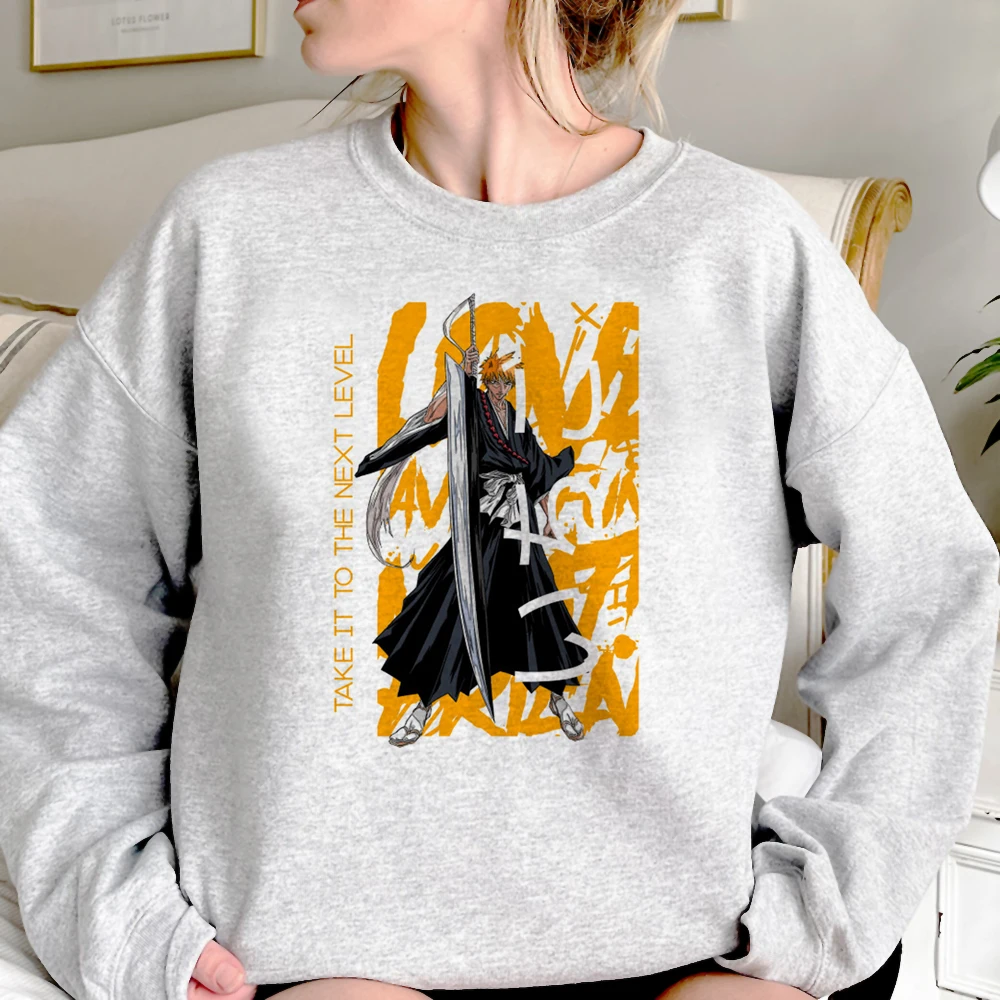 

Bleach hoodies women graphic sweat y2k hoddies female Fleece sweatshirts