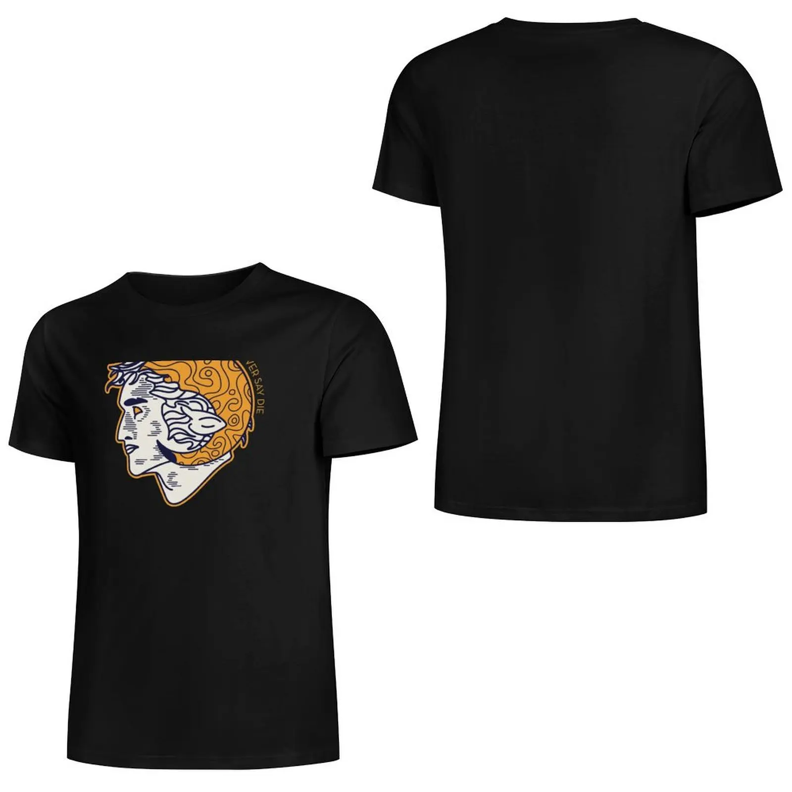 Saga-Moonies Never Say Die футболка для спортивных болельщиков с рисунком мужские футболки