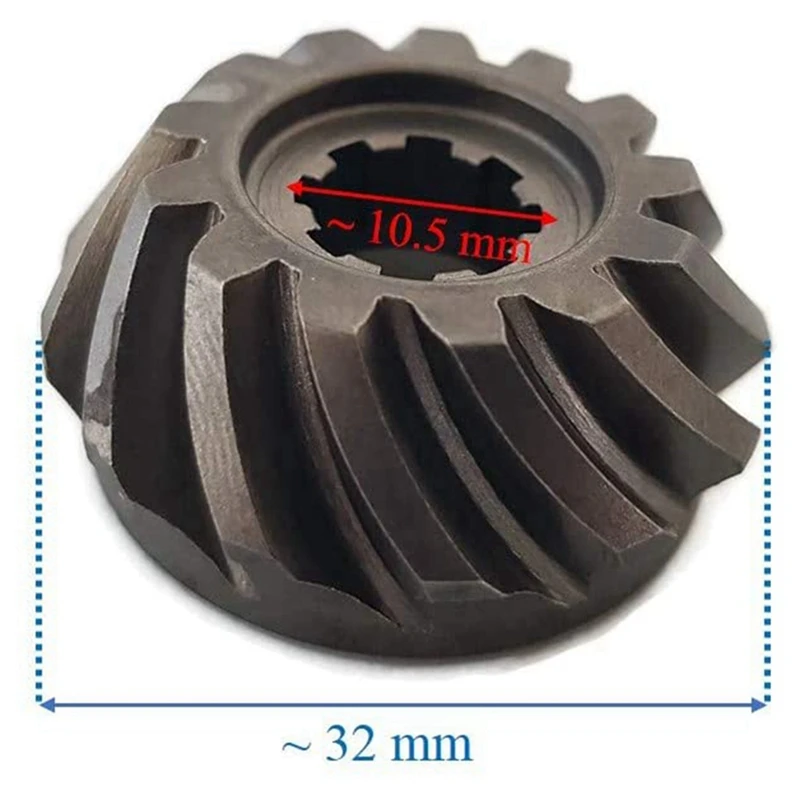 2X коническая шестерня лодочного двигателя для подвесного Yamaha 6E7-45551-00 01 F9 F9.9 F15 9.9HP