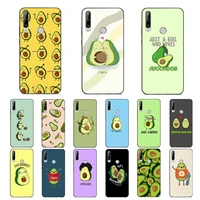 maiyaca cute cartoon fruit avocado phone case for huawei y 6 9 7 5 8s prime 2019 2018 enjoy 7 plus