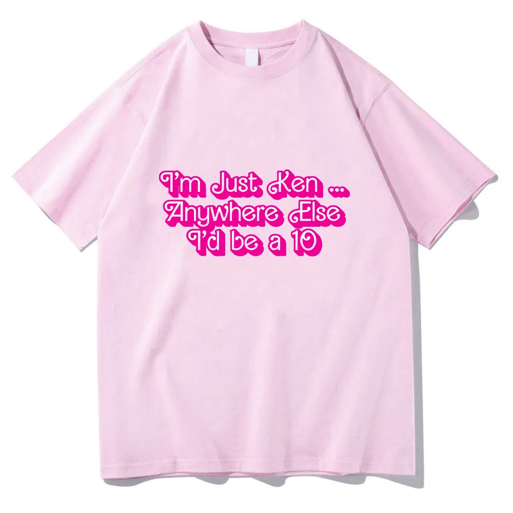 Футболка I'm Just Ken RyanGosling на лето футболка высокого качества Funko Pop хлопковая